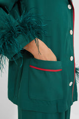 Pine Green Party Pajama Set