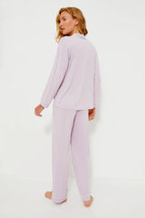Lavender Gisele Long PJ Set