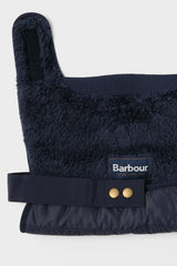 Red and Navy Brampton Quilted Dog Coat
