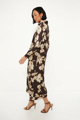 Dappled Hollyhock Faven Dress