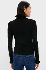 Black Ruby Knit Long Sleeve Polo