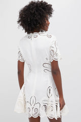 Ivory Morrigan Short Sleeve Mini Dress