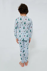 Holiday Cheer Kids Bamboo PJ Set