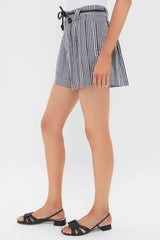 Multi Neci Gingham Shorts with Belt