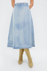 Acid Wash Denim Britt Skirt