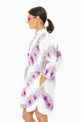 Fuchsia Tie Dye Tamara Tunic Dress