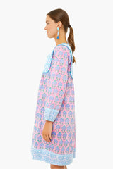 Eva Pink Pineapple Jaipur Dress