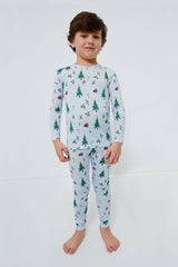 Holiday Cheer Kids Bamboo PJ Set
