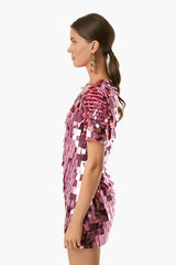 Punch Vivienne Embroidered Sequin Mini Dress