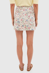 Dianthus Floral Denim Morrow Mini Skirt