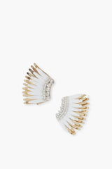 Exclusive White Micro Madeline Earrings