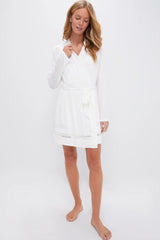 Ivory Mia Long Sleeve Robe