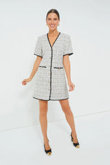 White Tweed Josephine Dress