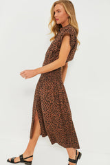 Scattered Geo La Cupola Smocked Dress