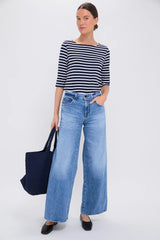 Ink Blue St Barths Large Tote