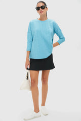 Milky Blue Ally Swing Sweatshirt
