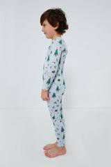 Holiday Cheer Kids Bamboo PJ Set