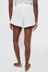 True White The Eyelet Tap Short