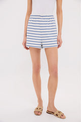 Striped Terrycloth Driftwood Shorts