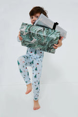 Holiday Cheer Kids Bamboo PJ Set