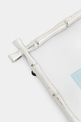 5x7 Bamboo Silver Frame