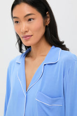 Cornflower Gisele Long PJ Set