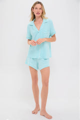 Canal Blue Gisele Shortie PJ Set