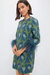 Deco Floral Feather Mod Mary Dress
