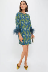 Deco Floral Feather Mod Mary Dress