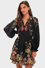 Multi Jolie Print Short Sleeve Mini Dress