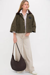 Dark Brown Luna Piena Hobo Bag