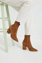 Cacao Isla Slim Ankle Booties