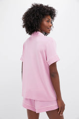 Rose Quartz Petal Pink Gisele Short PJ Set