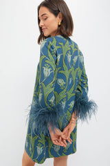 Deco Floral Feather Mod Mary Dress
