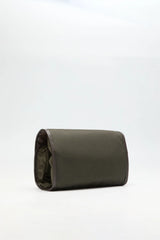 Olive Wax Hanging Washbag