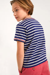 Navy Stripe Willie T-Shirt
