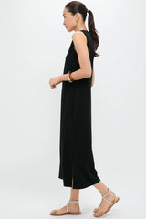 Black Sleeveless Gio Maxi Dress