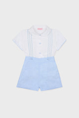 Light Blue Carlina Baby Boy Set