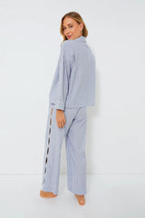 Blue Bree Binding Sleepwear Set