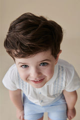 Light Blue Carlina Baby Boy Set