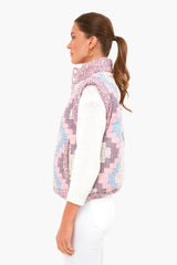 Multi Ida Print Puffer Vest