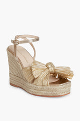 Gold Peri Platform Wedges