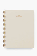 2024 Natural Linen Yearly Task Planner