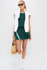 Green Blair Tennis Skirt