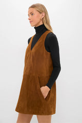 Toffee Suede Bailey Dress