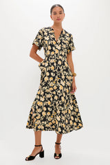 Tourmaline Nadya Short Sleeve Midi Dress