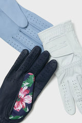 Blue Lagoon Leather Golf Glove