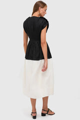 Multi Nicola Ramie Tank Midi Dress