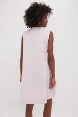 Lilac Emmet Poplin Bubble Tank Dress