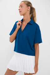 Poseidon Cropped Performance Jersey Caroline Polo